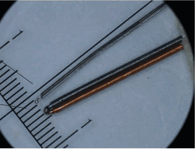 Ultra-Fine Thermocouple — Polymer-Coated Thermocouples Smaller Than AWG 50 for Temperature-Monitored Catheters